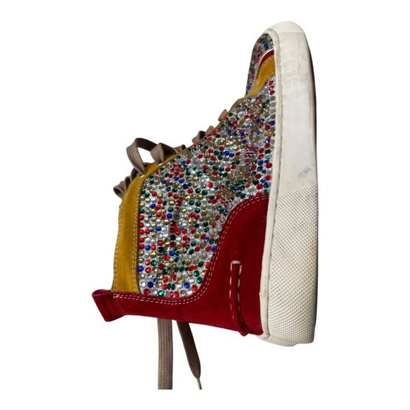 CHRISTIAN LOUBOUTIN BIP BIP WOMAN ORLATO FLAT GLITTER SNEAKERS Size: EU 40, US 9 - Picture 14 of 16